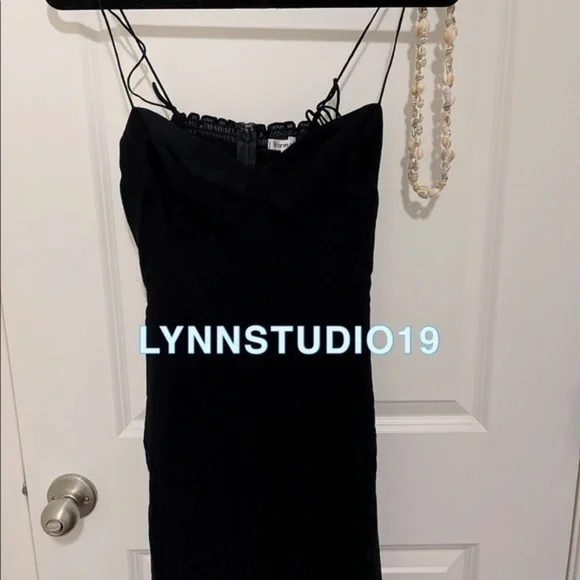 Reformation Juliette Dress Black - Picture 3 of 5